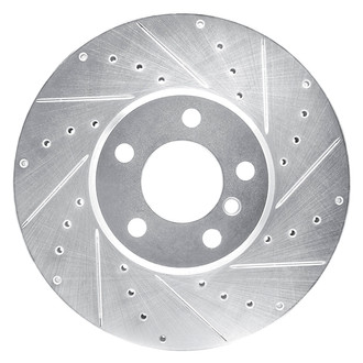DFC® - Premium Drilled and Slotted Front Passenger Side Brake Rotor