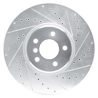 DFC® - Premium Drilled and Slotted Front Passenger Side Brake Rotor