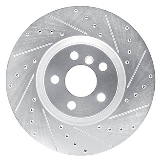 DFC® - Premium Drilled and Slotted Front Passenger Side Brake Rotor