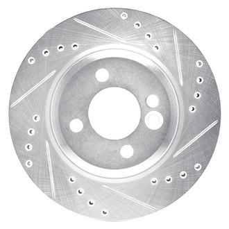 DFC® - Premium Drilled and Slotted Front Passenger Side Brake Rotor