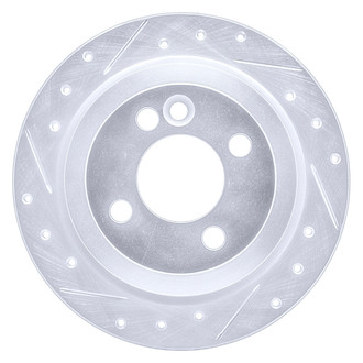 DFC® - Premium Drilled and Slotted Rear Driver Side Brake Rotor