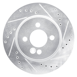 DFC® - Premium Drilled and Slotted Front Passenger Side Brake Rotor