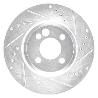 DFC® - Premium Drilled and Slotted Front Passenger Side Brake Rotor