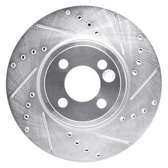 DFC® - Premium Drilled and Slotted Front Passenger Side Brake Rotor
