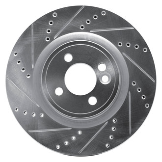 DFC® - Premium Drilled and Slotted Front Driver Side Brake Rotor