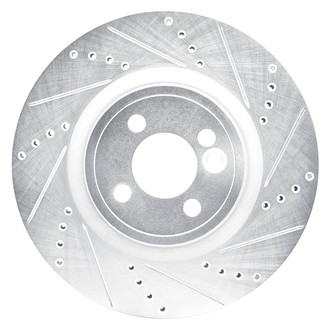 DFC® - Premium Drilled and Slotted Front Passenger Side Brake Rotor