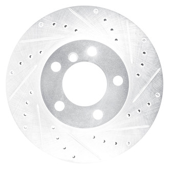 DFC® - Premium Drilled and Slotted Front Passenger Side Brake Rotor