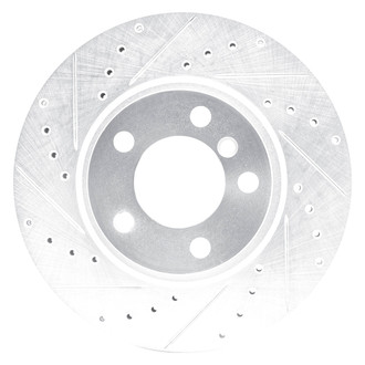 DFC® - Premium Drilled and Slotted Front Driver Side Brake Rotor