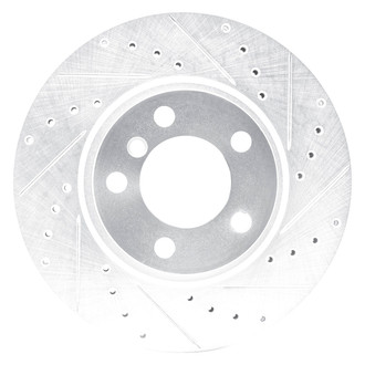 DFC® - Premium Drilled and Slotted Front Passenger Side Brake Rotor