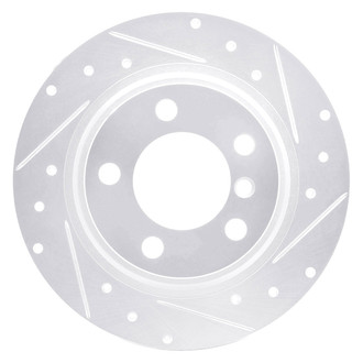 DFC® - Premium Drilled and Slotted Rear Passenger Side Brake Rotor