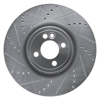 DFC® - Premium Drilled and Slotted Front Driver Side Brake Rotor