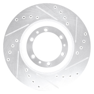DFC® - Premium Drilled and Slotted Front Passenger Side Brake Rotor