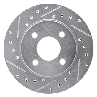 DFC® - Premium Drilled and Slotted Front Driver Side Brake Rotor