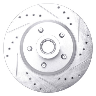 DFC® - Premium Drilled and Slotted Front Passenger Side Brake Rotor