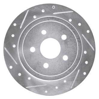 DFC® - Premium Drilled and Slotted Rear Driver Side Brake Rotor