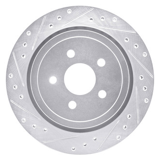 DFC® - Premium Drilled and Slotted Rear Driver Side Brake Rotor