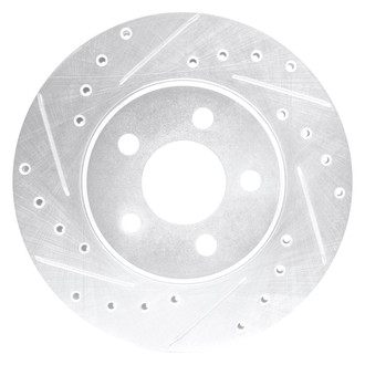 DFC® - Premium Drilled and Slotted Front Driver Side Brake Rotor