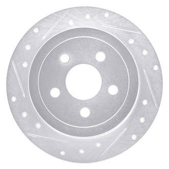 DFC® - Premium Drilled and Slotted Rear Driver Side Brake Rotor