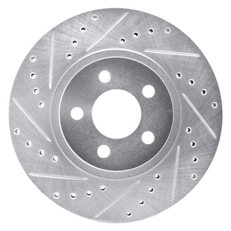 DFC® - Premium Drilled and Slotted Front Driver Side Brake Rotor