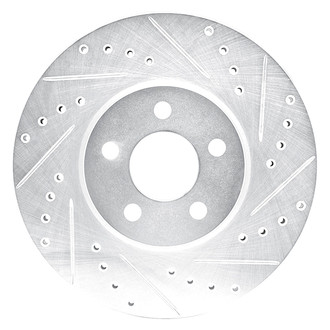DFC® - Premium Drilled and Slotted Front Passenger Side Brake Rotor