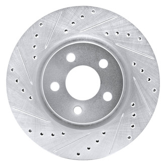 DFC® - Premium Drilled and Slotted Front Driver Side Brake Rotor