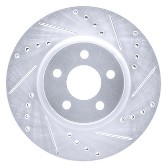 DFC® - Premium Drilled and Slotted Front Passenger Side Brake Rotor