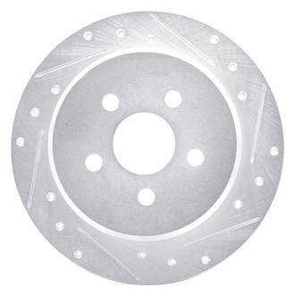 DFC® - Premium Drilled and Slotted Rear Passenger Side Brake Rotor