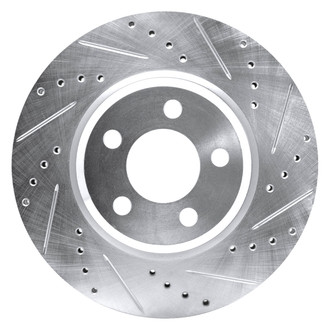 DFC® - Premium Drilled and Slotted Front Passenger Side Brake Rotor