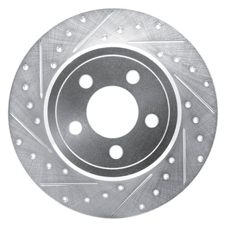 DFC® - Premium Drilled and Slotted Rear Driver Side Brake Rotor