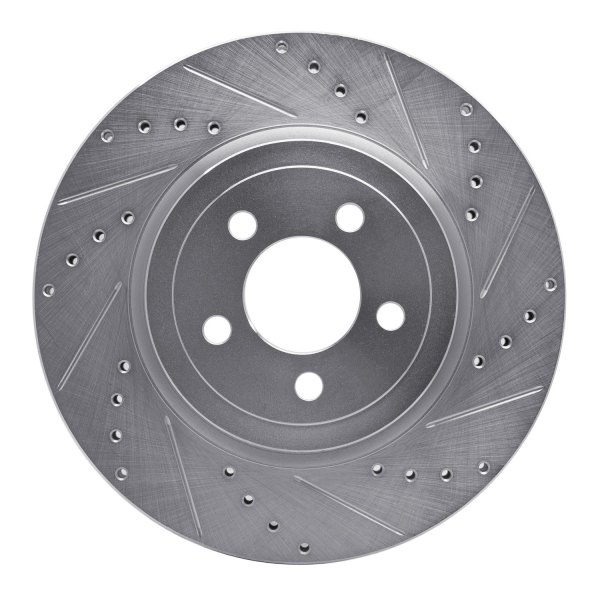 DFC® - Premium Drilled and Slotted Front Brake Rotor