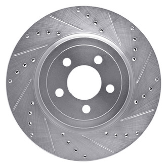 DFC® - Premium Drilled and Slotted Front Passenger Side Brake Rotor