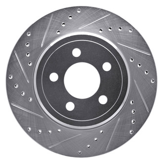 DFC® - Premium Drilled and Slotted Rear Driver Side Brake Rotor
