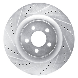 DFC® - Premium Drilled and Slotted Front Driver Side Brake Rotor