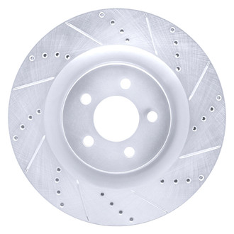 DFC® - Premium Drilled and Slotted Front Passenger Side Brake Rotor