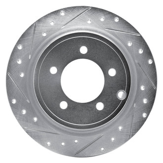 DFC® - Premium Drilled and Slotted Rear Driver Side Brake Rotor