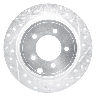 DFC® - Premium Drilled and Slotted Rear Passenger Side Brake Rotor