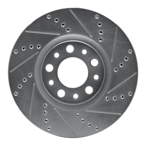 DFC® - Premium Drilled and Slotted Front Brake Rotor