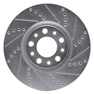 DFC® - Premium Drilled and Slotted Front Passenger Side Brake Rotor