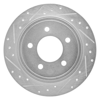 DFC® - Premium Drilled and Slotted Rear Driver Side Brake Rotor