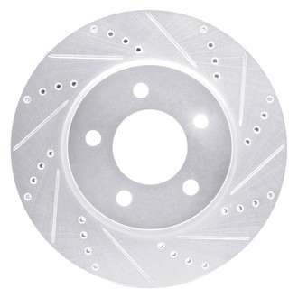 DFC® - Premium Drilled and Slotted Front Passenger Side Brake Rotor