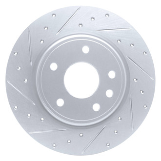 DFC® - Premium Drilled and Slotted Rear Driver Side Brake Rotor