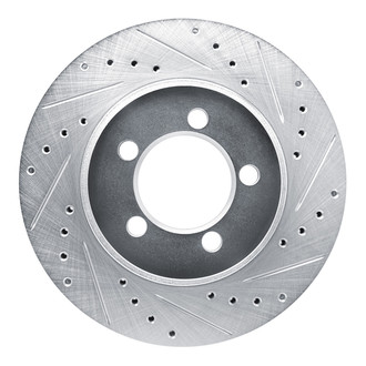 DFC® - Premium Drilled and Slotted Front Passenger Side Brake Rotor