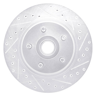 DFC® - Premium Drilled and Slotted Front Passenger Side Brake Rotor