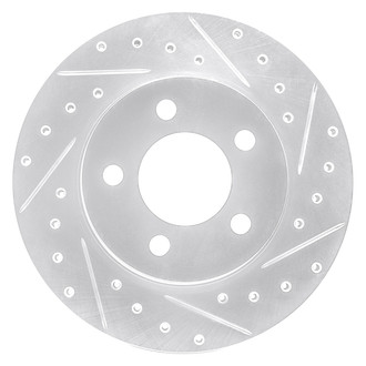 DFC® - Premium Drilled and Slotted Front Passenger Side Brake Rotor