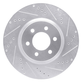 DFC® - Premium Drilled and Slotted Front Passenger Side Brake Rotor