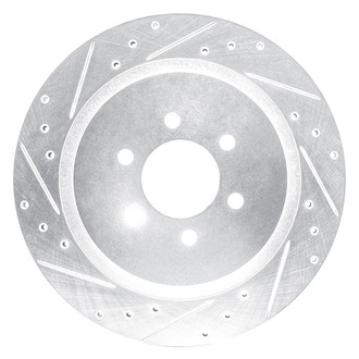 DFC® - Premium Drilled and Slotted Rear Driver Side Brake Rotor