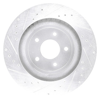DFC® - Premium Drilled and Slotted Front Driver Side Brake Rotor