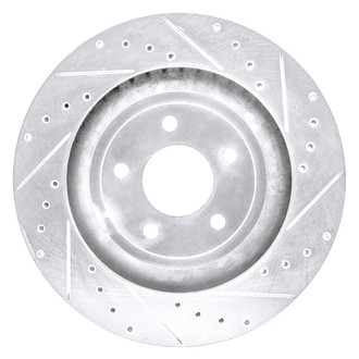 DFC® - Premium Drilled and Slotted Front Passenger Side Brake Rotor