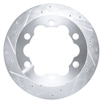 DFC® - Premium Drilled and Slotted Rear Driver Side Brake Rotor
