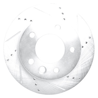 DFC® - Premium Drilled and Slotted Front Passenger Side Brake Rotor